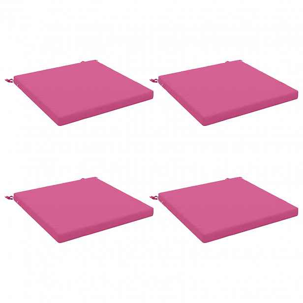 vidaXL Polstry ve 4 kusech SOEST 4 ks 100% polyester Růžová