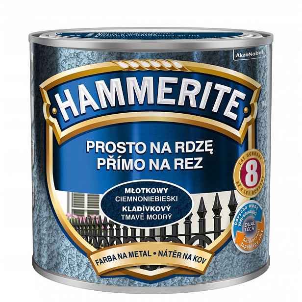 Hammerite Barva na rez 2,5 L Modrá Kladívková