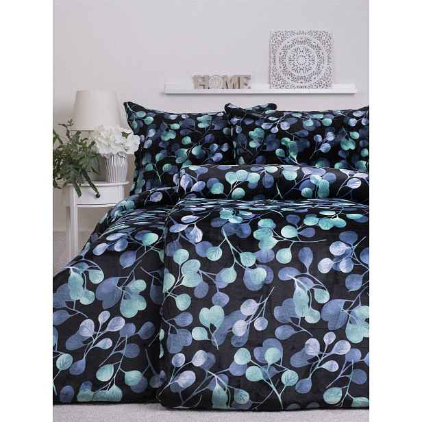 MKLuzkoviny.cz Francouzské povlečení mikroplyš Exclusive - Eukalyptus 2 - 220 × 200 cm - 70 x 90 cm