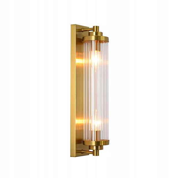 Nástěnné svítidlo Lorenzo II zlaté Light Prestige LP-2960/1W 2xE14 sklo