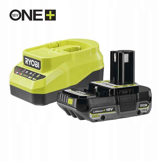 Ryobi RC18120A-120C 18V One+ Sada akumulátoru 1x2.0Ah s nabíječkou