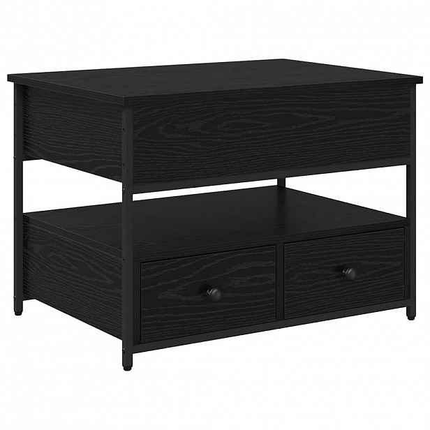 vidaXL Konferenční stolek Černý dub 70 x 50 x 54.5 cm Kompozitní dřevo