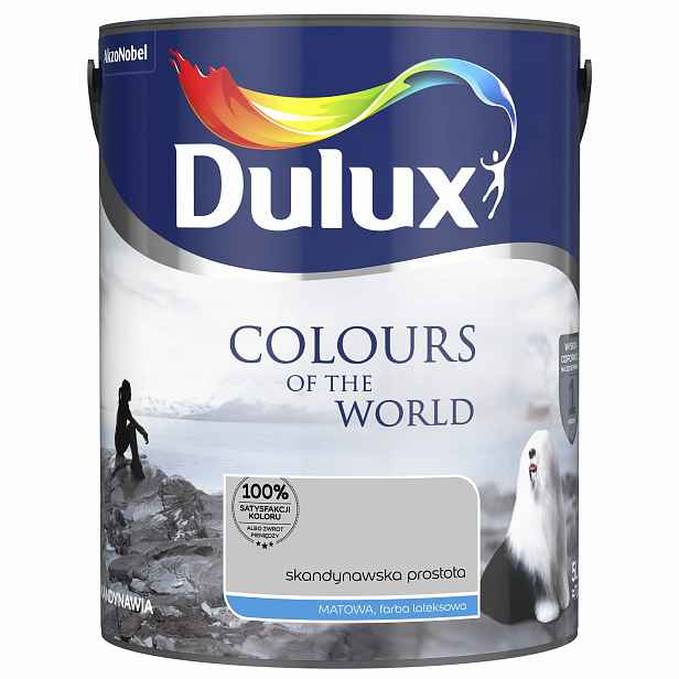 Dulux Barvy světa barva na stěnu Skandinávská jednoduchost mat 5L