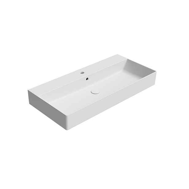 GSI KUBE X keramické umyvadlo 100x47cm, bílá mat