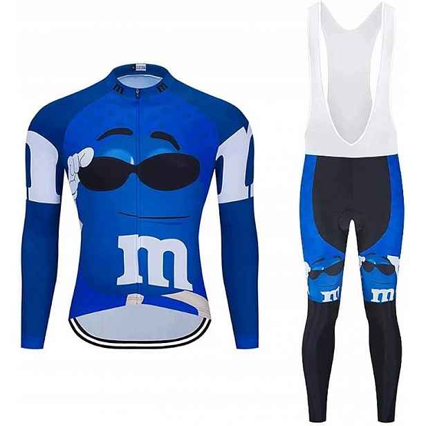 Pánská cyklistická souprava Moxilyn tričko kraťasy s laclem m&m vel. S