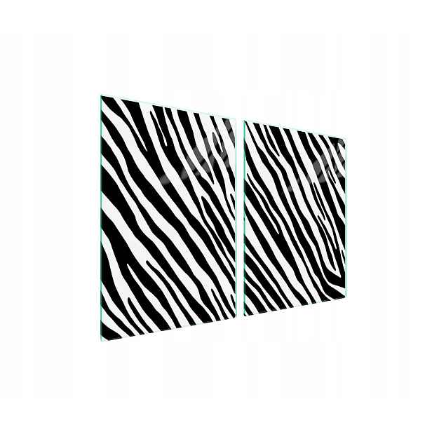 7v1 skleněná ochranná deska na sporák 2x45x52 Zebra