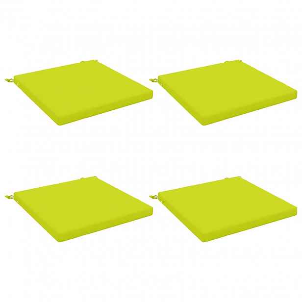 vidaXL Polstry ve 4 kusech SOEST 4 ks 100% polyester Jasně zelená