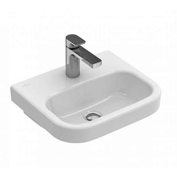 Villeroy & Boch Architectura - Umývátko 50x38 cm, bez přepadu, 1 otvor pro baterii, CeramicPlus, alpská bílá 437351R1