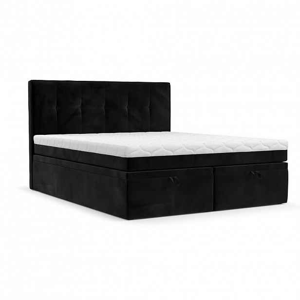 AltaBeds POSTEL BOXSPRING ARIVO 140/200 Černá