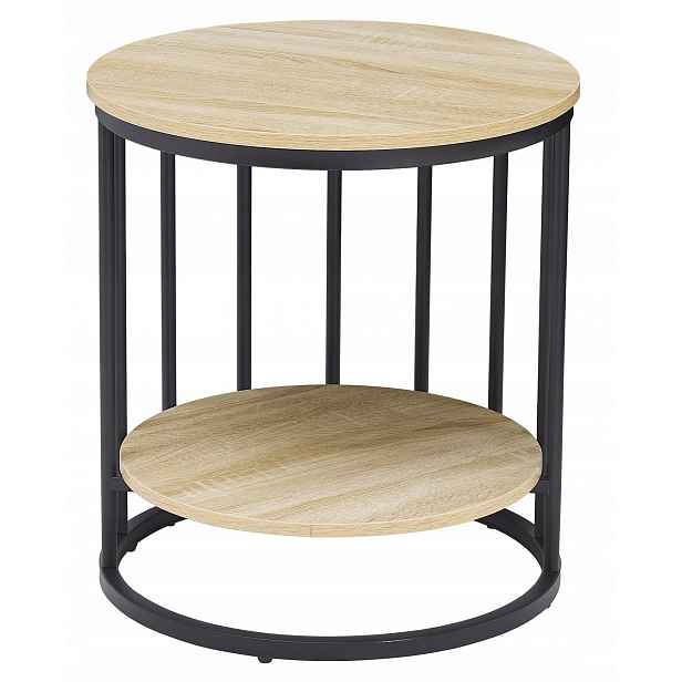 Boční Pomocný Konferenční Stolek Noční Moderní Vysoký 55 cm fi 50 cm Sonoma