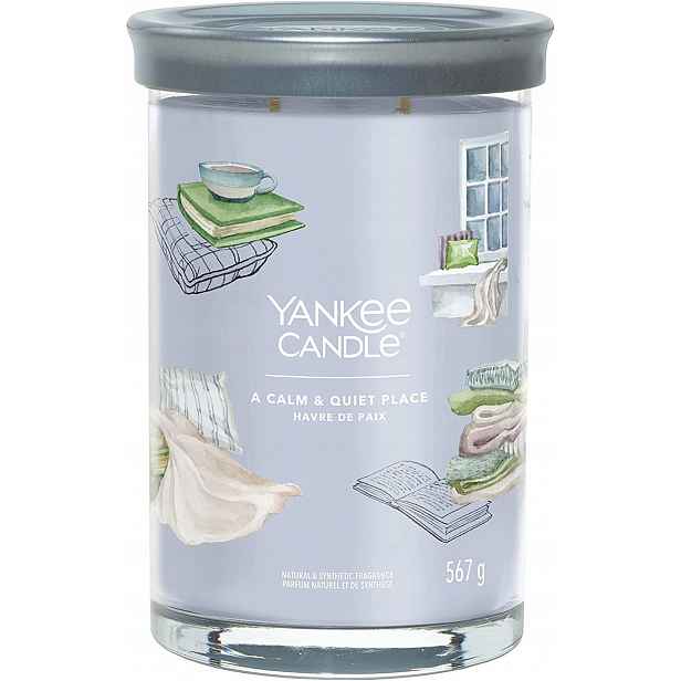 Yankee Candle vonná svíčka Tumbler ve skle velká Calm & Quiet place 567g