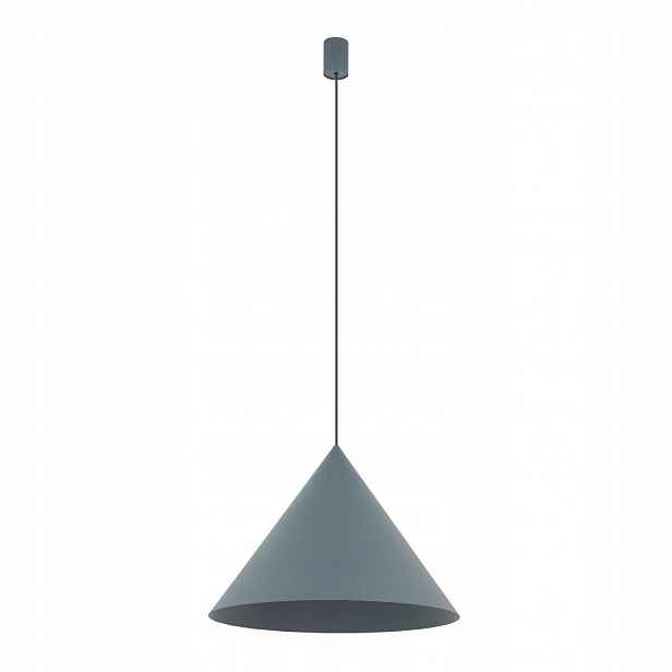 Šedá závěsná lampa Zenith s nastavitelnou výškou nad stůl Nowodvorski