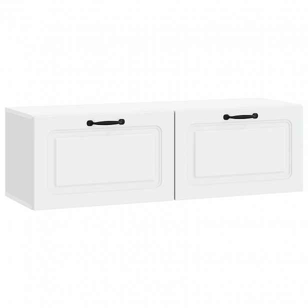 vidaXL Nástěnná TV skříň Bílá 98 x 31 x 30 cm Kompozitní dřevo