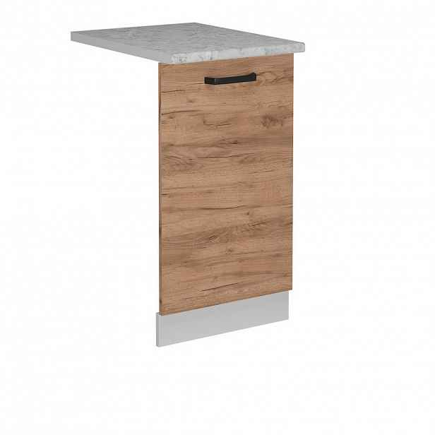 Vicco ČELNÍ PANEL MYČKY R-Line Zlatý mocný dub 45 cm s pracovní deskou