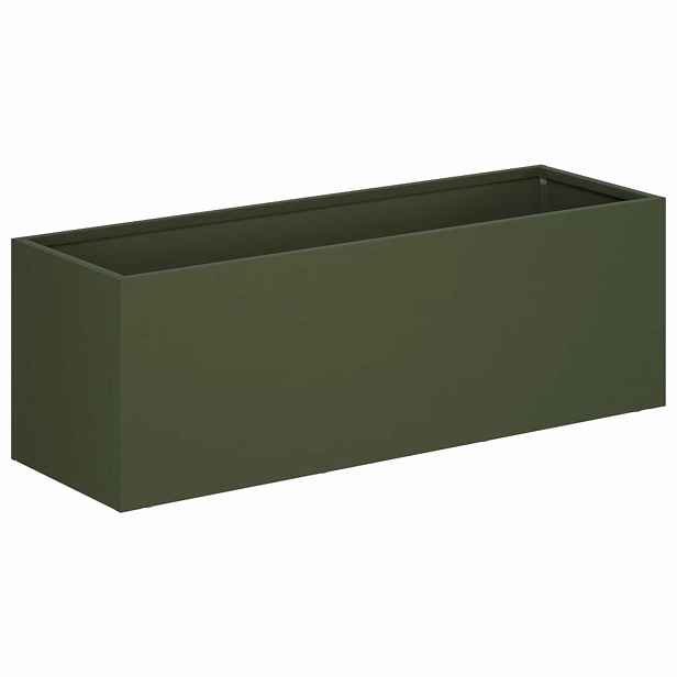 vidaXL Zahradní pěstebník Olivově zelená 40 x 20 x 20 cm