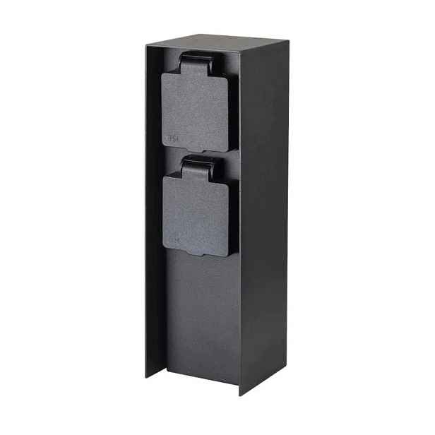 Zahradní sloupek Electric Slim 23 cm 2 Schuko Zásuvky 16A