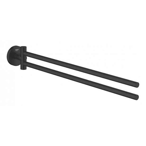 Držák ručníků Grohe Essentials černá mat 1024672430