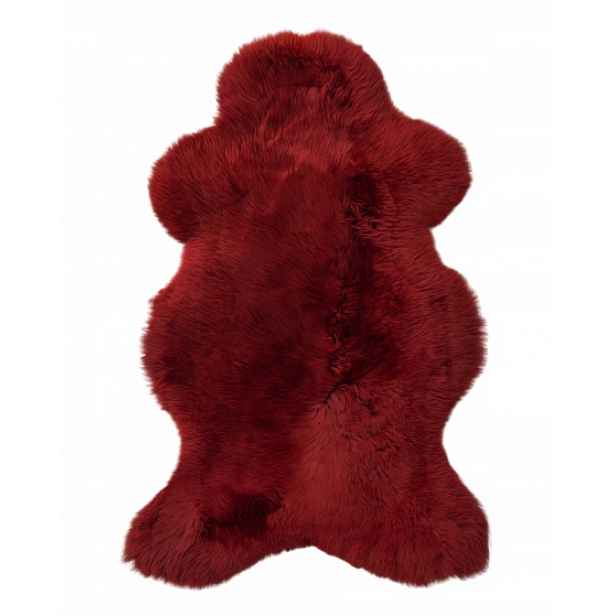 Přírodní ovčí kůže Bordo 110-130 cm