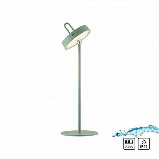 Stolní lampa Just Light Paul Neuhaus zelená 1,5 W