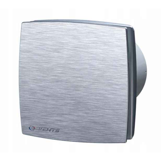Koupelnový ventilátor kartáčovaný hliník 100 Lda 100 mm 88 m3/h