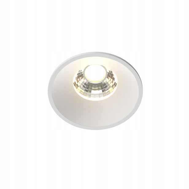 Maytoni Round Led 7W Bílá Zapuštěné svítidlo Kulaté Stropní Svítidlo IP20 Hliník