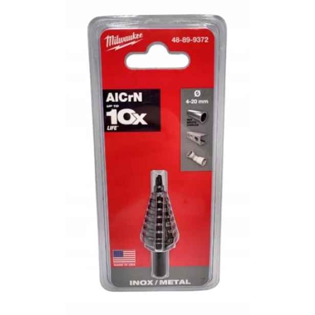 Milwaukee 48899372 kobaltový stupňovitý Vrták 4-20 mm