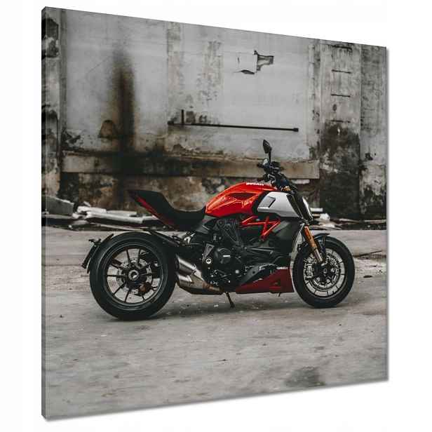 Obrazy 80x80 Červené Ducati Motocykl