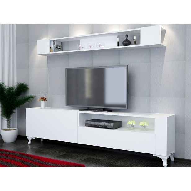 TV stěna / Sestava pod TV Kar - White