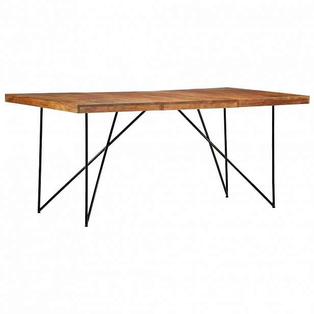 vidaXL Jídelní stůl 180 x 90 x 76 cm masivní akáciové dřevo
