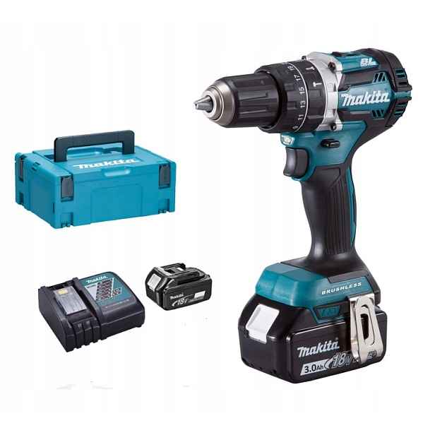Makita DHP484RFJ Aku Šroubovák 2x3.0Ah Makpac