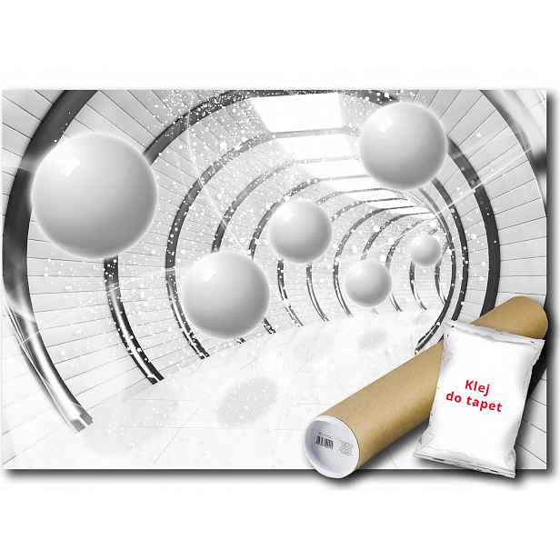 Vinylová Fototapeta Tunel Chodba 3D 416x290