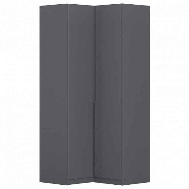 Rauch Möbel ROHOVÁ ŠATNÍ SKŘÍŇ, šedá, 100/229/102 cm
