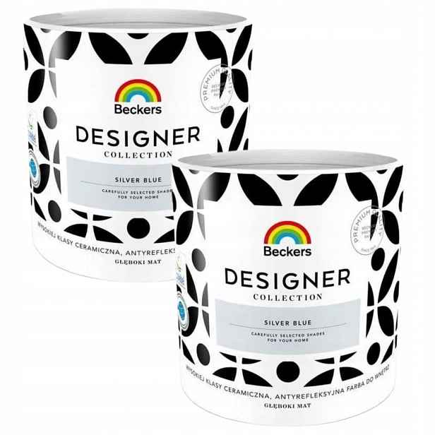 Sada 5L Barva Beckers Designer Collection 2X2,5L Stříbrně Modrá