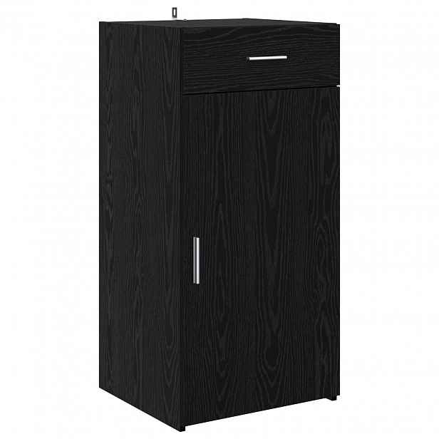 vidaXL Servírovací skříň Černý dub 45 x 42,5 x 93 cm Kompozitní dřevo