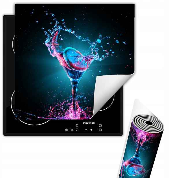 Vinylová Ochranná Podložka Na Indukční Desku 50x52 Sklo voda
