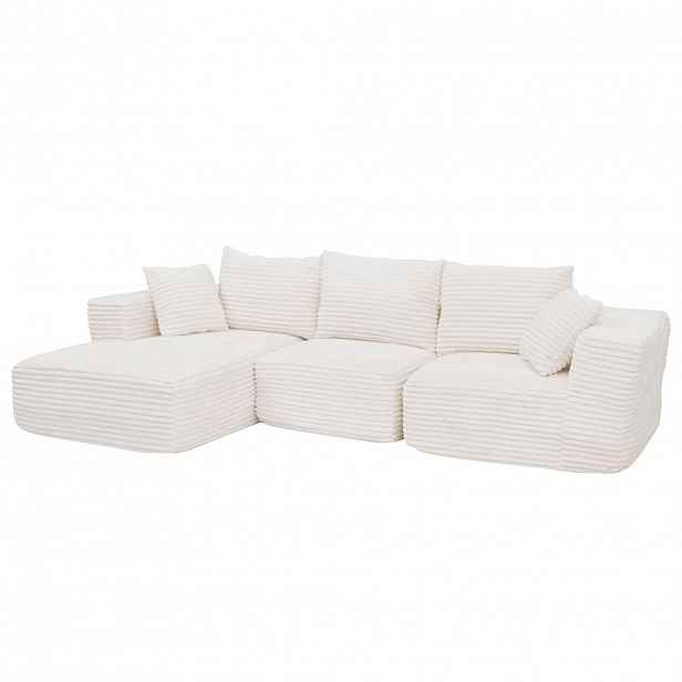 MCW SOFA-GARNITUR Bílá