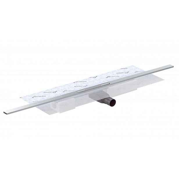 I-Drain AIO - Sprchový žlab s hydroizolací, délka 95 cm, s roštem, nerez ID5A09501AIO1