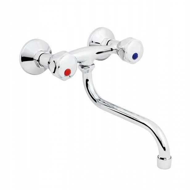 Nástěnná Dřezová Baterie Standard Chrom S Otočným Ramínkem Hydroland