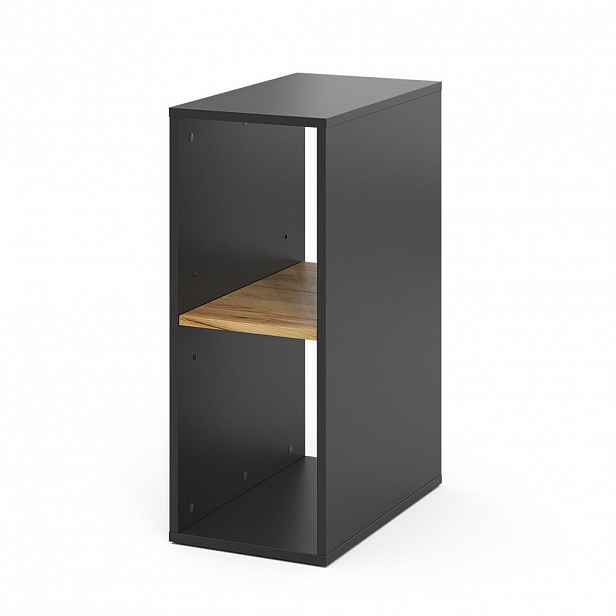 Vicco PC SKŘÍŇ Tomy Antracit/zlatý dub 28.5 x 50 cm , 2 přihrádky