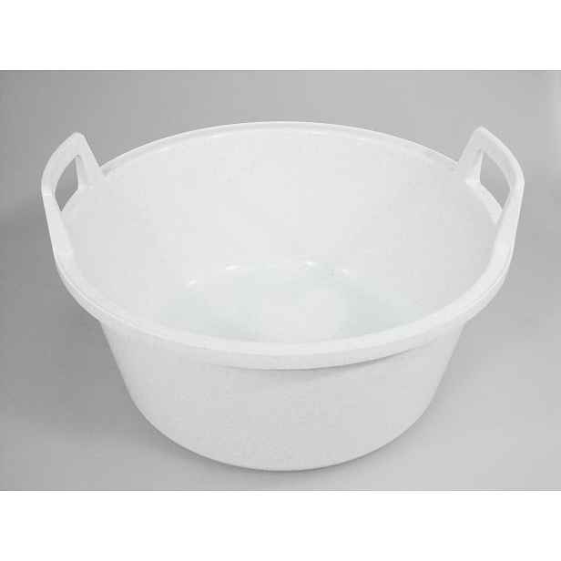 ALFA PLASTIK - Škopek 43cm bílý 15l