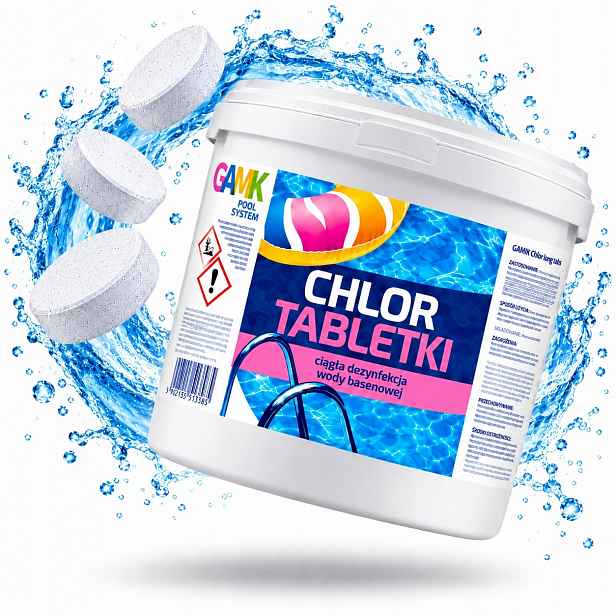 Chlor Do Bazénu 3 Kg Tablety 200 G Long Tabs Trvalá Dezinfekce Bazénu
