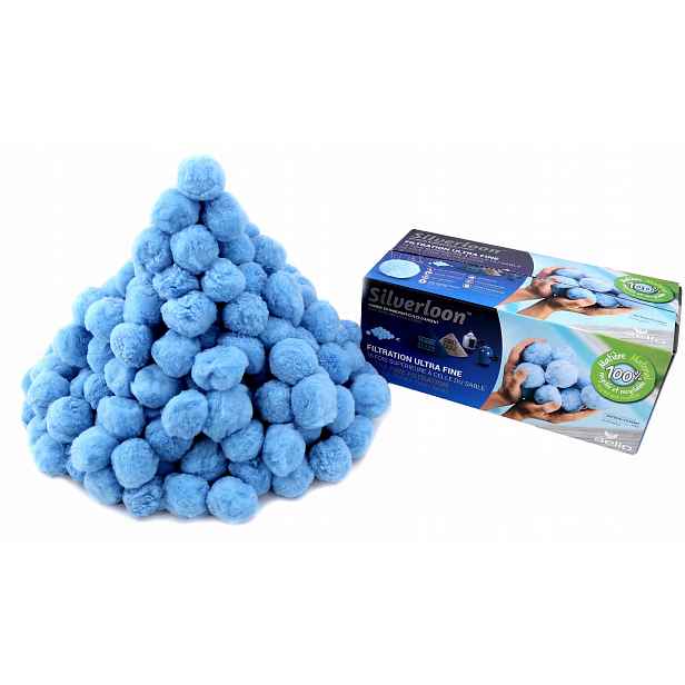 Filtrační kuličky s ionty stříbra, náplň, bazénový filtr Silverloon 700 g