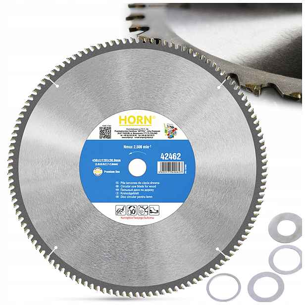 Kotouč Na Dřevo 450x30mm 120 zebow Kotoučová Pila Pro Krajiny Řezání Dřeva