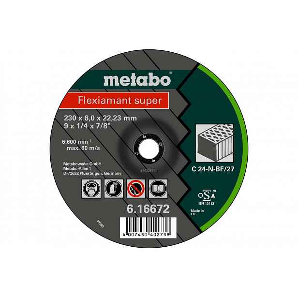 Metabo - Hrubovací kotouč na kámen 230x22,23 mm 616672000