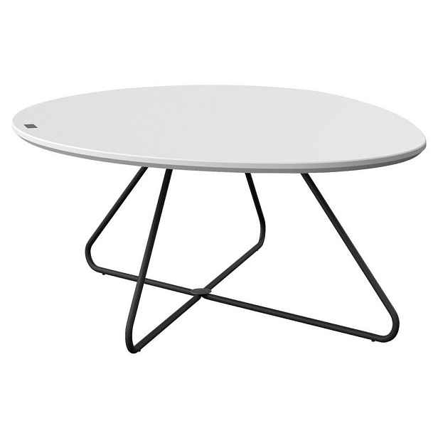 Joop! KONFERENČNÍ STOLEK, černá, bílá, kov, kompozitní dřevo, 95/71,2/35 cm