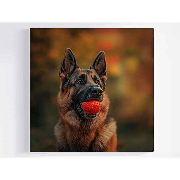 Obraz Na Plátně Canvas Zvíře Portrét Německý Ovčák Wilczur 50x50