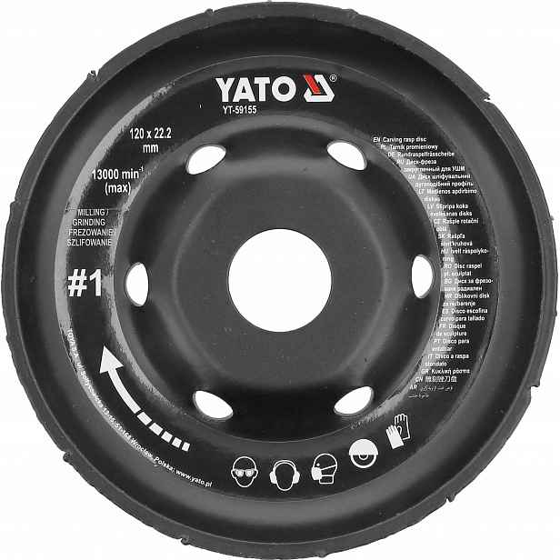Radiální Kotouč 120 Č.1 Yato YT-59155