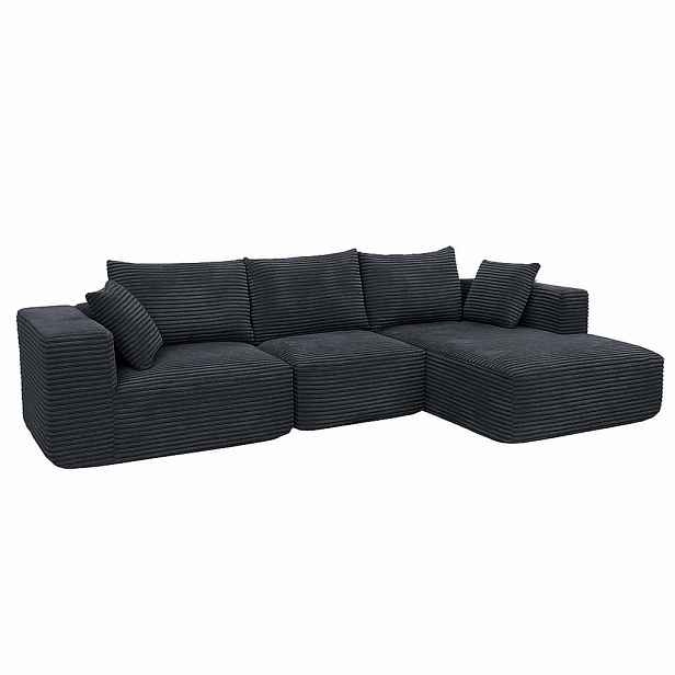 MCW SOFA SET Tmavě šedá