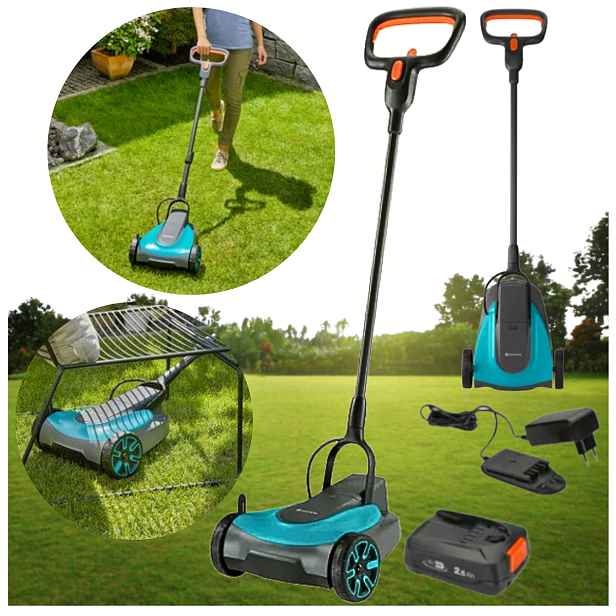 Akumulátorová Ruční Sekačka 22cm 18V 1x2,5Ah Mulčovač Gardena 14620-20