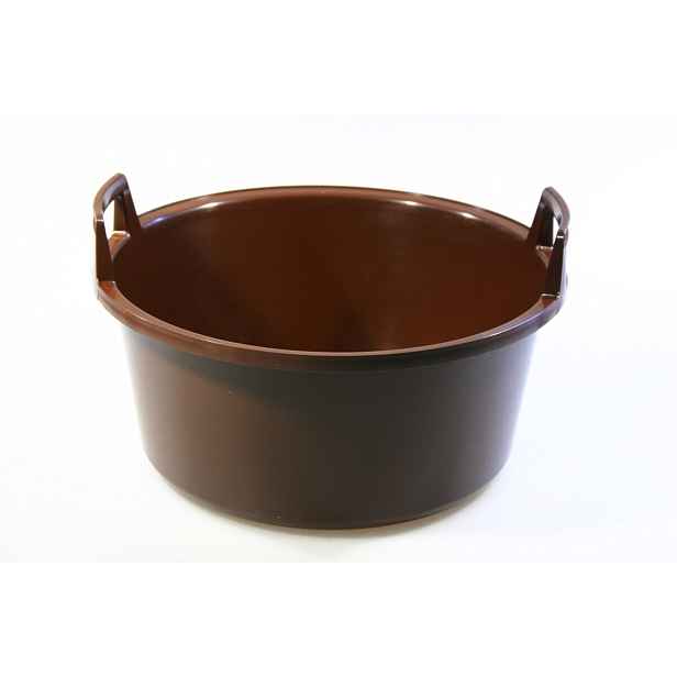 ALFA PLASTIK - Škopek 43x19cm hnědý 15 l